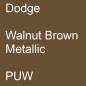 Preview: Dodge, Walnut Brown Metallic, PUW.